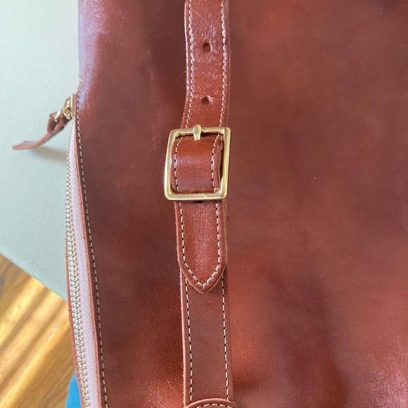 CLARE V Remi backpack. Sold out everywhere! EUC. Mahogany Rustic. Retail $535. - Picture 5 of 15